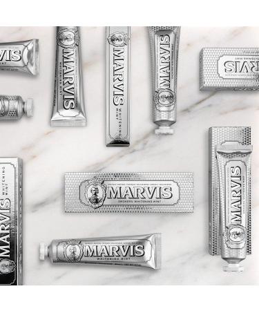 Marvis Whitening Mint Toothpaste - 3 x 85 ml | Natural Whitening Plaque Removal & Long-Lasting Freshness - International Shipping - Buy Online on GoSupps.com