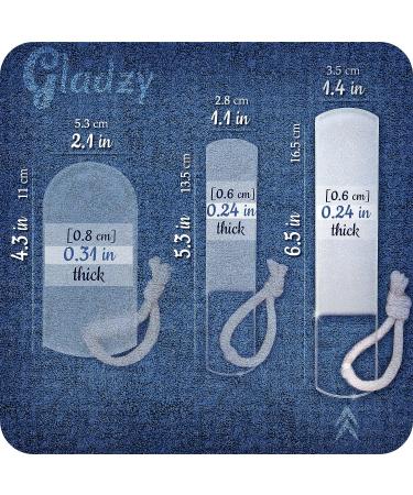 Genuine Czech Glass Foot File - Two-Sided Gentle Callus Remover | Professional Toenail and Heels Care | Large Size Green Aqua - Buy Online on GoSupps.com