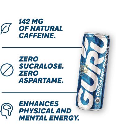 GURU Organic Energy Drink | Variety Pack 355ml | Feel Great and Stay Focused Longer with Plant-Based Energy Natural & Organic Ingredients Low Calories and Great Taste | (Pack of 24)  - Buy Online on GoSupps.com