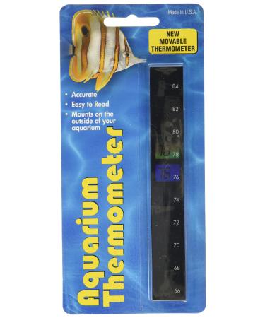 LCR Hallcrest 43330972: Liquid Crystal Aquarium Thermometer Vertical