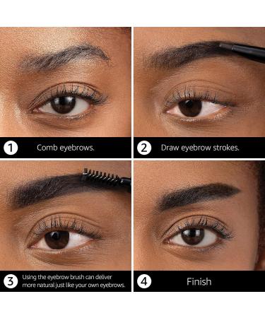 Shop Waterproof Brown Eyebrow Pencil - Long-Lasting & Smudge-Proof Makeup with Multi-Function Brush for Natural Brows - Buy Online on GoSupps.com