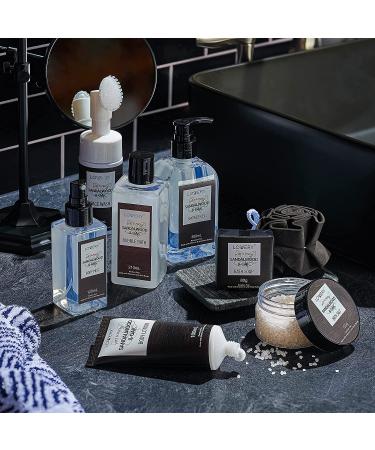 Sandalwood & Oak Spa Kit for Men - Bath & Shower Gift Set with Face Wash, Shower Gel, Bubble Bath, and Handmade Soap - Buy Online on GoSupps.com