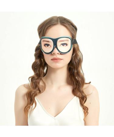 Okami Funny Eye Mask Blackout Sleep Mask with Eyes Open + Free Travel Pouch - Buy Online on GoSupps.com
