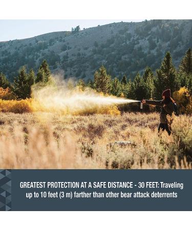 SABRE Frontiersman 7.9 oz. Bear Spray, Maximum Strength 2.0% Major Capsaicinoids, Powerful 30 ft. Range Bear Deterrent, Outdoor Camping & Hiking Protection, Quick Draw Holster & Multipack Options 7.9 oz Bear Spray, 2-Pack Bear Spray - Buy Online on GoSupps.com
