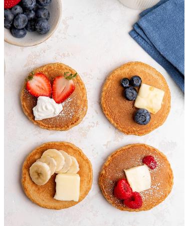 Miss Jones Baking Original Oat Pancake and Waffle Mix - Gluten Free - 10g Protein - 100% Whole Grains - 13.99oz - Buy Online on GoSupps.com