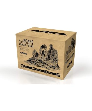 ARKA Aquatics MSRD5 myScape-Rocks Dragon Stones 5 kg - Natural Rock for Aquascapes - Multicoloured - Buy Online on GoSupps.com
