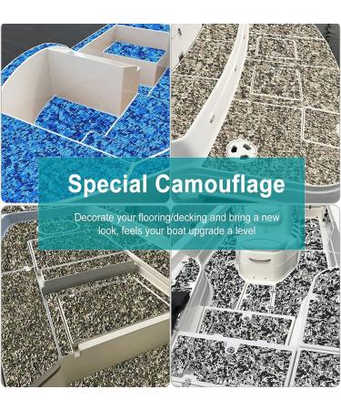 EVA Foam Boat Decking Camo Marine Flooring - Non-Slip Self-Adhesive Pad for Boat, Kayak, Yacht, Jet Ski, RV, Fishing, Surfboard, Golf Cart - Camouflage Desert Design - 94.5 x 23.62 - 1 Pc - Buy Online on GoSupps.com