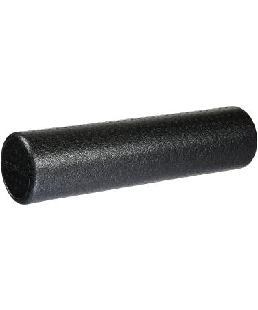 Amazon Basics High-Density Round Foam Roller for Exercise, Massage, Muscle Recovery - 12", 18", 24", 36" Black 24-Inch Roller