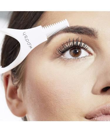 Woosh Beauty Mascara Shield: Protects Eye Lids, Eye Brow Comb & Lash Comb Included - Buy Online on GoSupps.com
