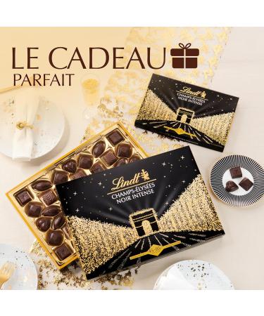 Lindt - Bo te CHAMPS- LYS ES Noir Intense - Assortiment de Chocolats Noirs de 45% 85% de taux de cacao Intenses Croustillants et Onctueux - Id al pour No l 168g - Buy Online on GoSupps.com