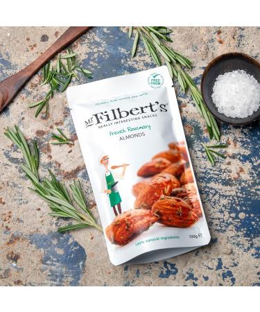 Mr Filbert's - French Rosemary Almonds 6 x 100g French Rosemary 6 x 100g - Buy Online on GoSupps.com
