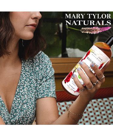 Vanilla Rose Massage Oil - 8 oz | For Men & Women | Nourishing Skin | By Mary Tylor Naturals - Buy Online on GoSupps.com