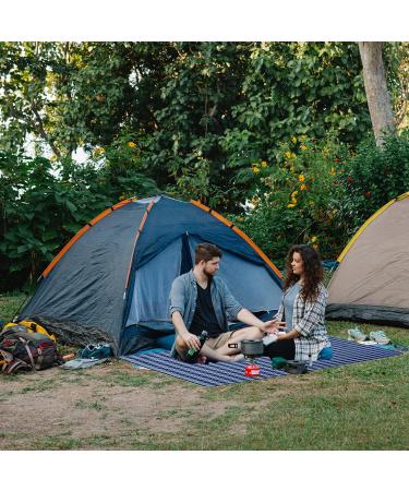 Wind Tour Family Outdoor Waterproof Durable Picnic Blankets with Carry Strap Foldable 5070.9 inch Sandproof Beach Mat for Kids Playground Camping Park Hiking Grass Travelling (1  Navy Blue) 1 Navy Blue - Buy Online on GoSupps.com