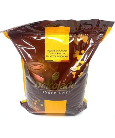 Belcolade | 100% Pure Cocoa Butter Buttons | 4kg - Buy Online on GoSupps.com