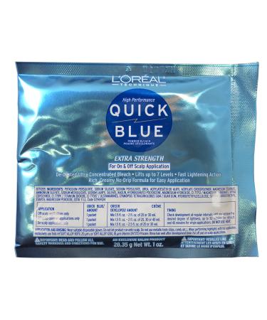 L'Oreal Paris High Performance Quick Blue Powder Bleach, Extra Strength, 1 Oz