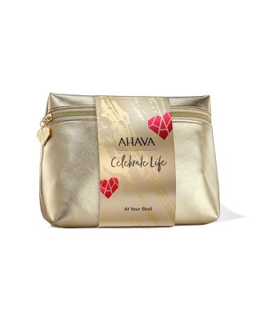 AHAVA At Your Best Skincare Trio Set - Advanced Deep Wrinkle Cream Overnight Mask & Lip Treatment with Dead Sea Osmoter - Perfect for All Skin Types - Buy Online on GoSupps.com