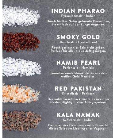 Timber Taste Gourmet Salt Spice Gift Set - 5 Exquisite Salts from Around the World | Perfect Gift for Birthdays & Father's Day | Unique Spice Set for Him & Her - Buy Online on GoSupps.com