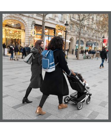 Shop Babymoov Le Sancy Blue Wrap Backpack | Stylish & Functional Baby Bag - International Shipping Available - Buy Online on GoSupps.com