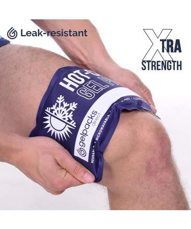 Gelpacks Direct Hot Cold Gel Pack (Large 28 x 18 cm) with Non-Woven Sleeve - Ice & Heat Pack for Sports Injuries - Microwavable & Reusable - Buy Online on GoSupps.com
