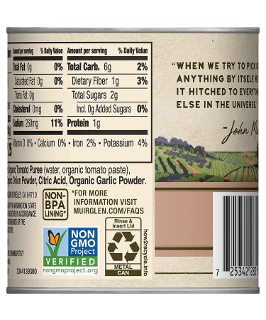 Organic Tomato Sauce by Muir Glen - 8 oz (24-Pack) | Premium Quality - Buy Online on GoSupps.com
