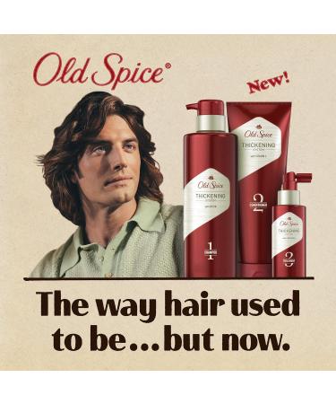 Old Spice Hair Thickening Treatment for Men - Castor Oil Infused Step 3 3.7 Fl Oz - International Shipping Available - Buy Online on GoSupps.com