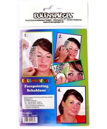 Eulenspiegel Stardance Face Painting Stencil - Perfect for Creative Designs | International Shipping Available - Buy Online on GoSupps.com