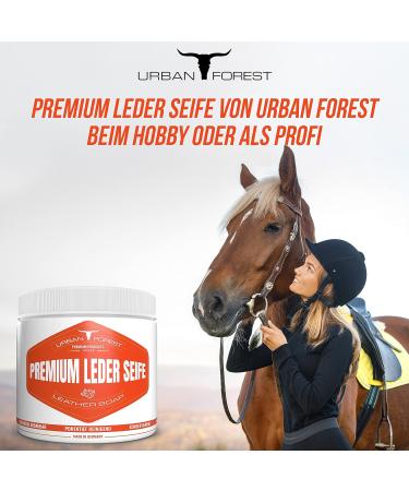 Urban Forest 500ml Leather Soap & Cleaner with Hand Sponge | Saddle Soap & Upholstered Cleaner for All Leather Products - Buy Online on GoSupps.com
