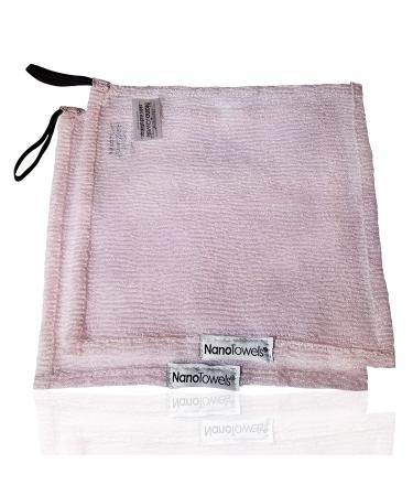 Nano Towels Skin Exfoliating Cleanser - Personal Microdermabrasion Face Wash & Body Scrub Cloth - Chemical-Free Dead Skin Remover - Korean Skin Care Secret - 2 Exfoliators 8x8 Inch (2 Pack) - Buy Online on GoSupps.com