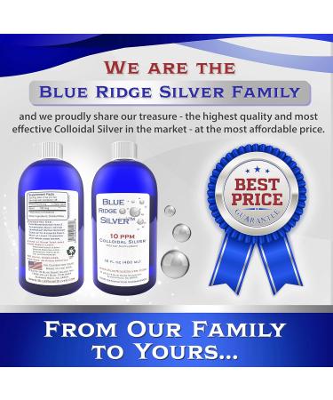 10 PPM Colloidal Silver 16 oz - Natural Immune Support Supplement for Health | Shop Worldwide - Buy Online on GoSupps.com