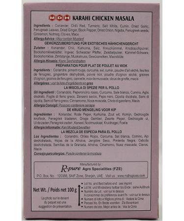 MDH Karahi Chicken Masala 100g - Buy Online on GoSupps.com