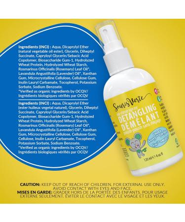 Souris Verte Detangling no-rinse spray120 ml - Buy Online on GoSupps.com