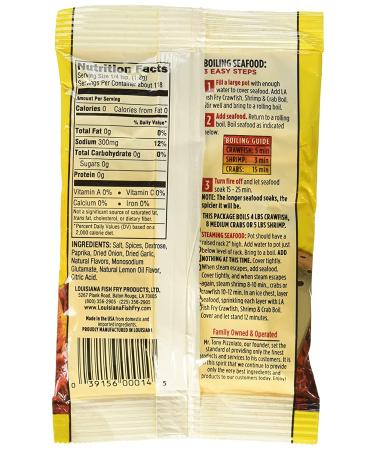 Louisiana Boil Seafood Seasoning 5 Oz (Pack of 4) - Buy Online on GoSupps.com