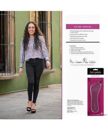 Foot Petals Women's Clear Gel Insole Comfort Cushion - One Size | Shop Now - Buy Online on GoSupps.com