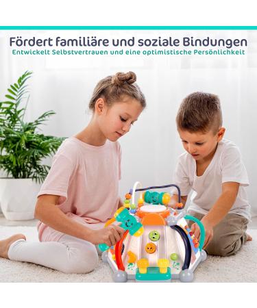 Interactive Motor Cubes for Toddlers | Educational Baby Toy & Activity Center - 20 Games | KP3707 - Buy Online on GoSupps.com