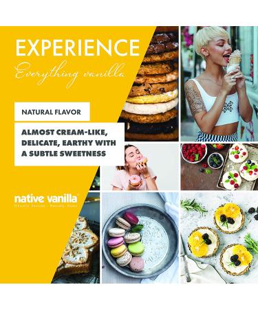 Native Vanilla Grade B Tahitian Vanilla Beans - 10 Premium Pods for Chefs & Baking | Homemade Extract Making | Tahitian Vanilla 10 Count - Buy Online on GoSupps.com