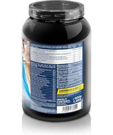 Buy Ironmaxx 100% Whey Protein Powder - Chocolate Hazelnut 900g | Low Sugar Water-Soluble Protein | Multiple Flavors Available | International Shipping - Buy Online on GoSupps.com