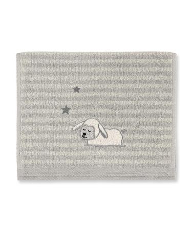 Sterntaler Sheep Stanley Gift Set for Babies - Mini Play Watch Washing Glove & Towel | Gray/White | Perfect for Newborns (0+ Months) - Buy Online on GoSupps.com