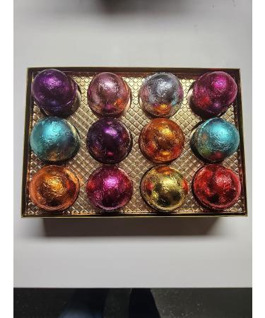 Bath Fizzie Gift Set for Women - 12 Foil Wrapped Bath Bombs for Dry Skin - Perfect Gift for Mom, Teacher, Friend (GiftHer) - Buy Online on GoSupps.com