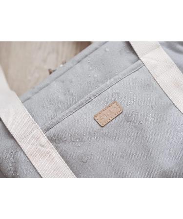 B aba Diaper Bag - 10 Pockets Water-Repellent Isothermal Gray - Perfect for Babies & Easy Travel - Buy Online on GoSupps.com