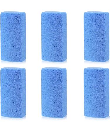 Mudder 6 Pieces Pet Hair Remover for Dog Cat Pet Hair Stone Remover Pumice Pet Hair Rock Removal Tool for Laundry Furniture Reusable Dog Hair Remover Easy to Clean, Blue, 4 Inch