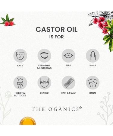  The Oganics Rosemary Hair Growth Oil 100ml - With Castor Argan Jojoba Coconut Black Seed Mint & Lavender - Natural Thickening & Hair Loss Treatment - Vitamin-Rich Nourishing Mask - Buy Online on GoSupps.com