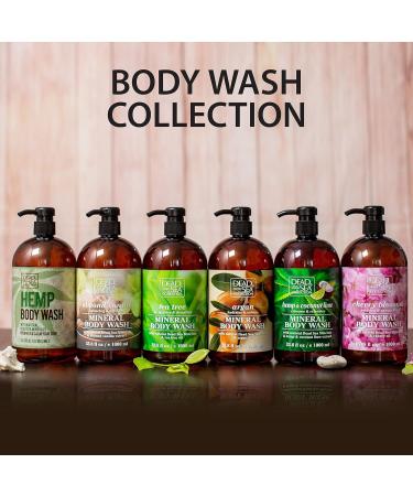 Dead Sea Collection Hemp & Coconut Lime Body Wash Pack of 2 (67.6 fl. oz) - Moisturizing Cleanser for Women and Men - Buy Online on GoSupps.com