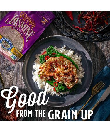 Lundberg Family Farms Organic California White Jasmine Rice - 32oz | Bulk Pantry Staple for Cooking | Gluten-Free, Non-GMO, USDA Organic, Vegan, Kosher - Buy Online on GoSupps.com