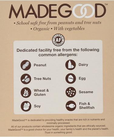 Made Good Chocolate Chip Crispy Squares - 6 Pack (4.68 oz) | Healthy Snack Bars - Buy Online on GoSupps.com