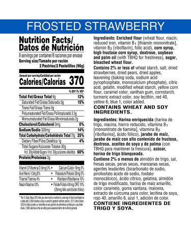 Pop-Tarts  Breakfast Toaster Pastries  Frosted Strawberry  Fun Snacks For Kids (64 Toaster Pastries) - Buy Online on GoSupps.com