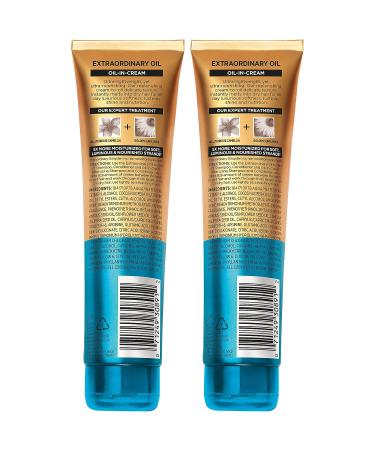 L'Oreal Paris Elvive Extraordinary Hair Oil-in-Cream 5.1 fl oz (Pack of 2) - Moisturizing Treatment for Dry & Damaged Hair - Buy Online on GoSupps.com