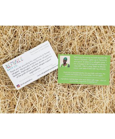 Color-Free Bath Bombs 7 Pack - 2.5 oz. Each | No Dyes or Artificial Ingredients | Handmade with Cocoa Butter, Plant-Based Ingredients | Supports Refugee Employment | Lemongrass Scent - Buy Online on GoSupps.com