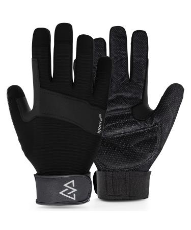 Igoera Climbing gloves with high quality and robust seams finger gloves for climbing and bouldering for more grip and protection on the rock and on the wall unisex XL