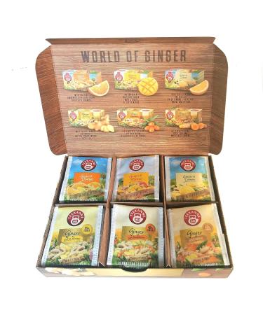 Teekanne World of Ginger Tea Selection Box 6 Flavours 5 Teabags of Each (Dekond gift) - Buy Online on GoSupps.com