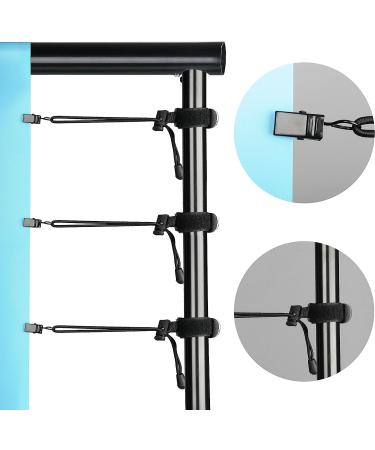 SLOW DOLPHIN 10Ft Adjustable Backdrop Support System Kit - Studio Quality Background Stand with Carry Bag - Buy Online on GoSupps.com